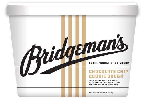 Bridgeman's  Chocolate Chip Cookie Dough 48oz Tub