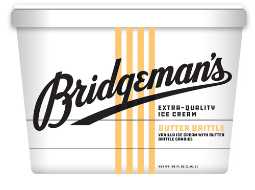 Speculaas Cookie Paired with Bridgeman's Butter Brittle Ice Cream
