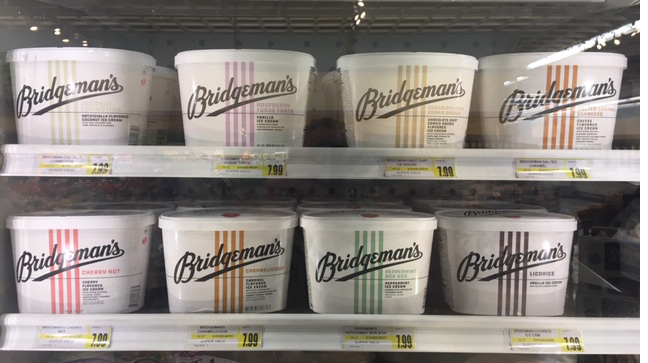 Kings County Market in St. Francis is now selling Bridgeman's Ice Cream