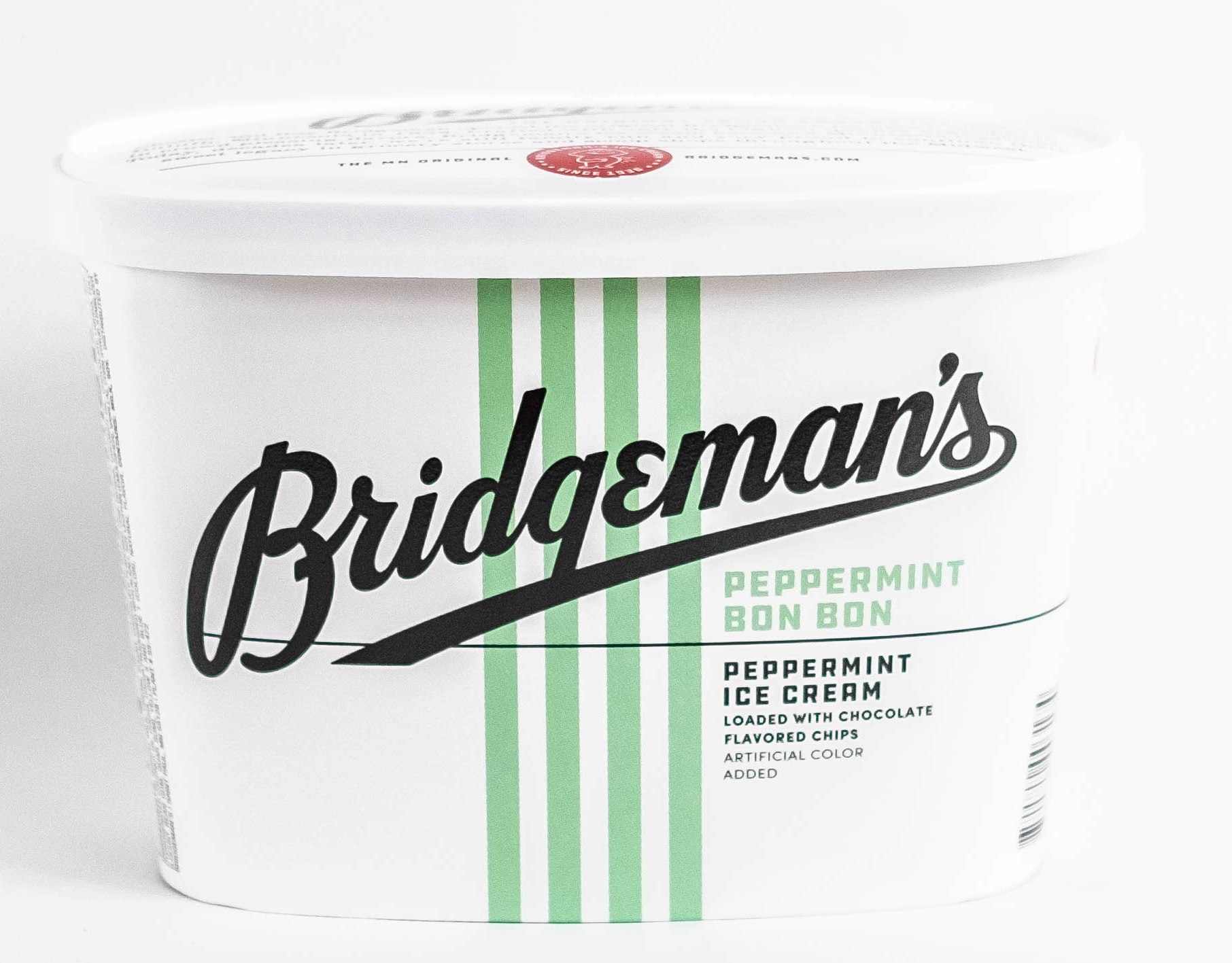 Bridgeman's Peppermint Bon Bon Ice Cream
